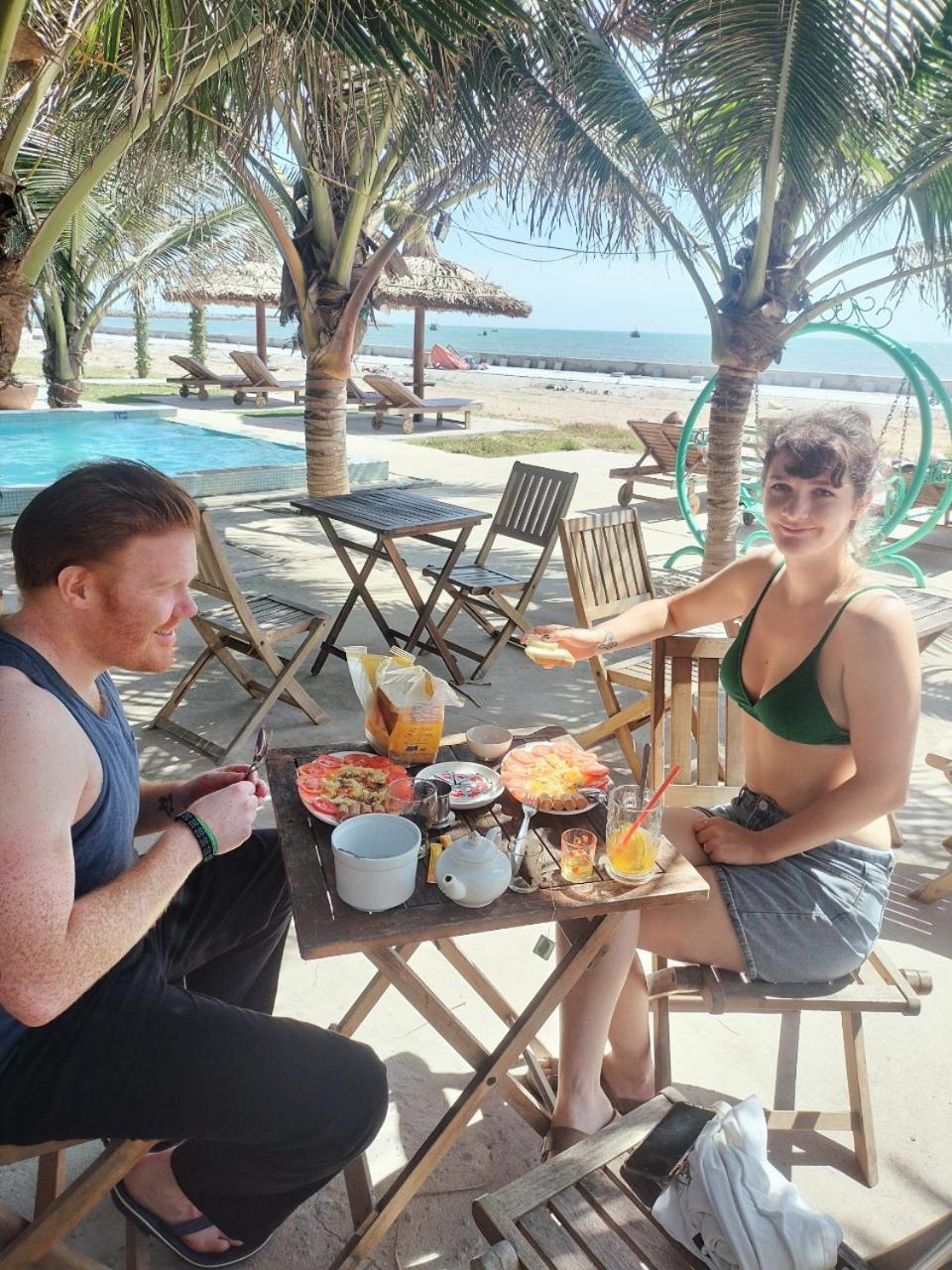 Bien Ngoc Homstay بهان ثيت الغرفة الصورة